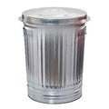 31-Gallon Galvanized Steel Trash Can with Lid A5145