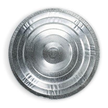 31-Gallon Galvanized Steel Trash Can with Lid A5145