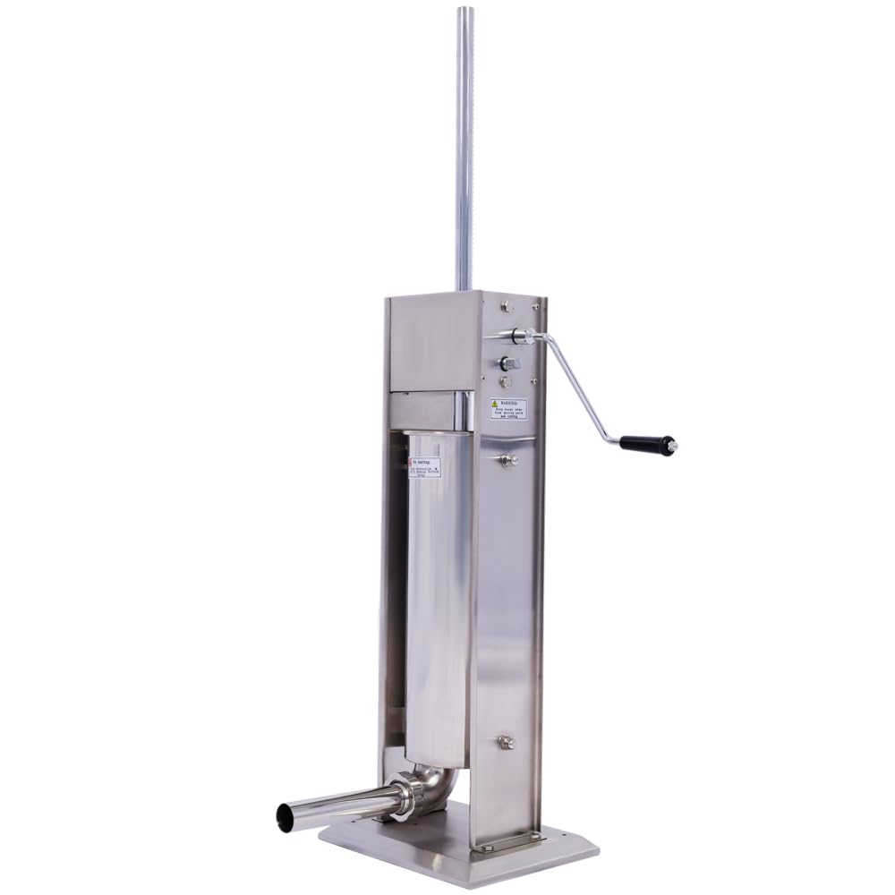 Stainless Steel Vertical Sausage Stuffer with 4 Stuffing Tubes X7875