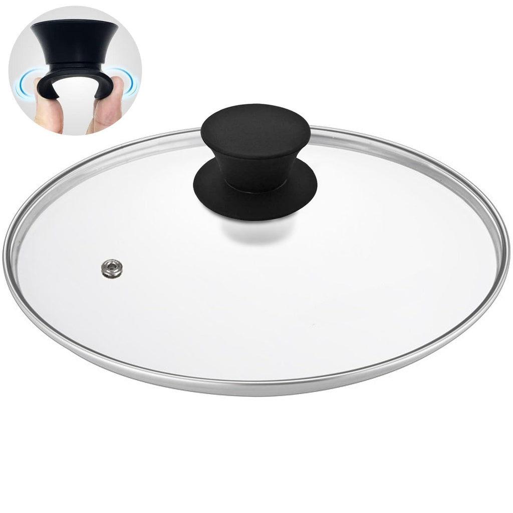 Tempered Glass Lid with Heat Resistant Handle 10.25 In V269