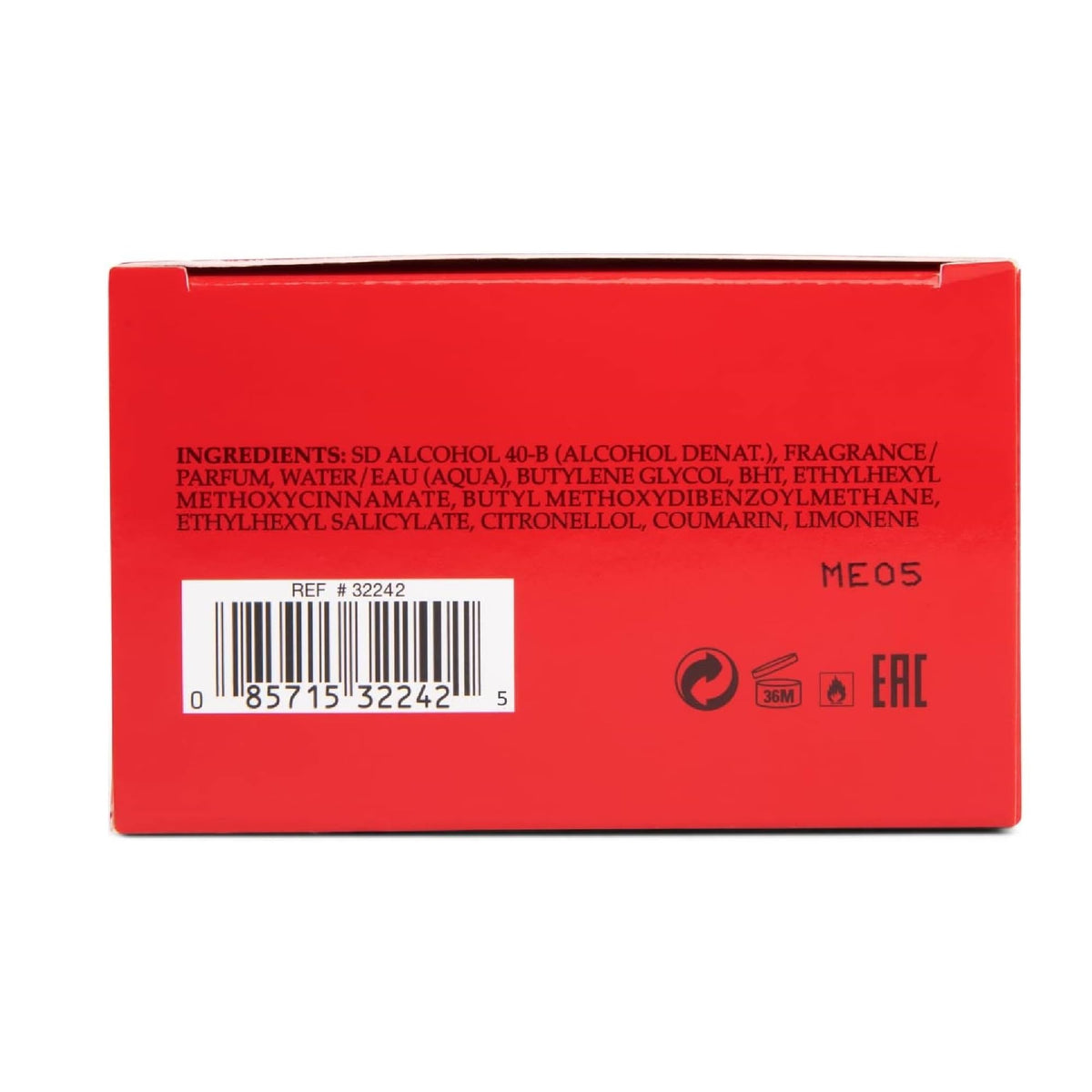 Red Eau de Toilette Perfume Spray 1.0 Fl. Oz. T311508