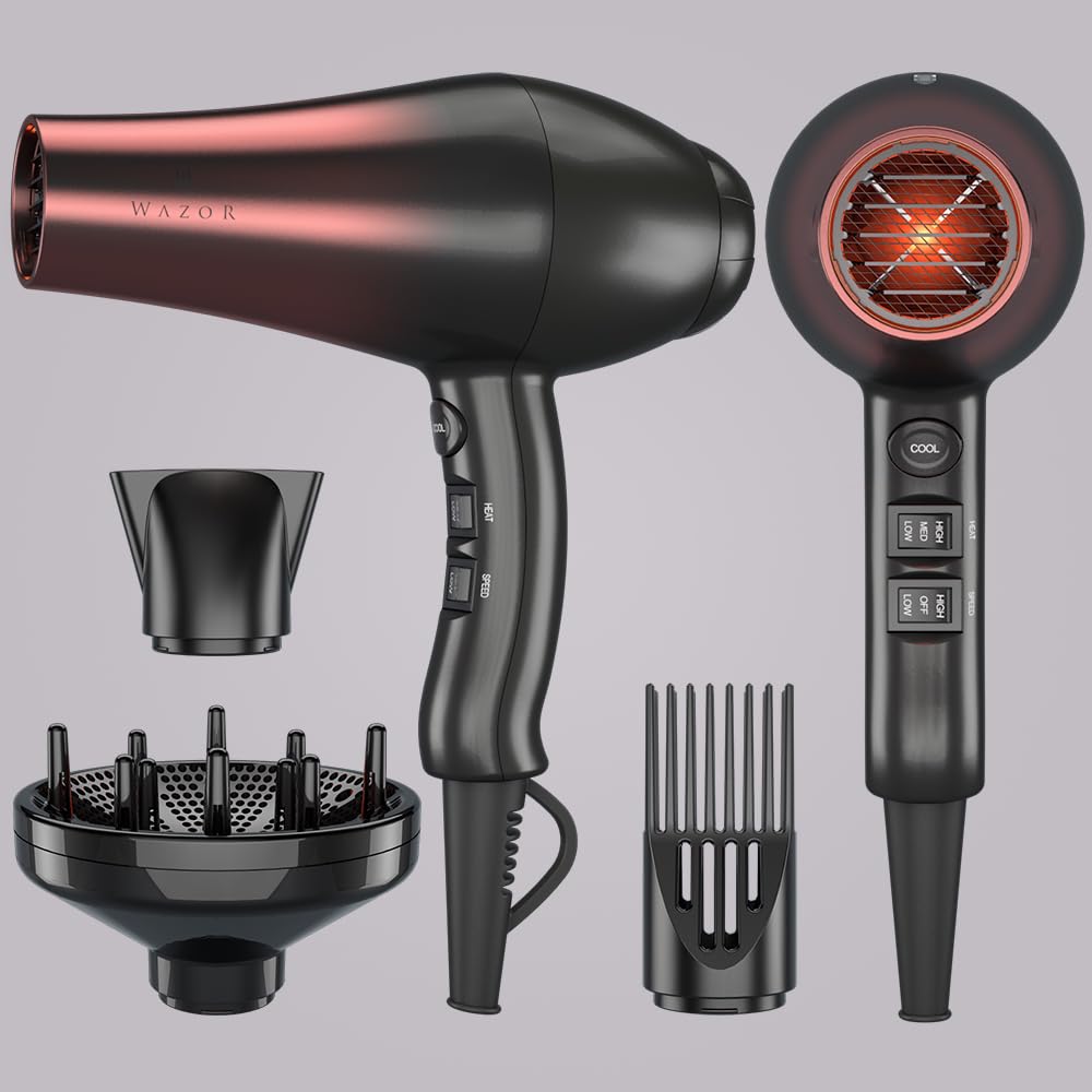 1875W Ceramic Tourmaline Ionic Hair Dryer I22449