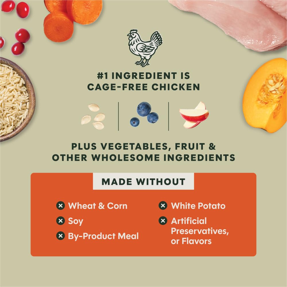 Chicken & Brown Rice Dry + Freeze Dried 3.5 lb H68809