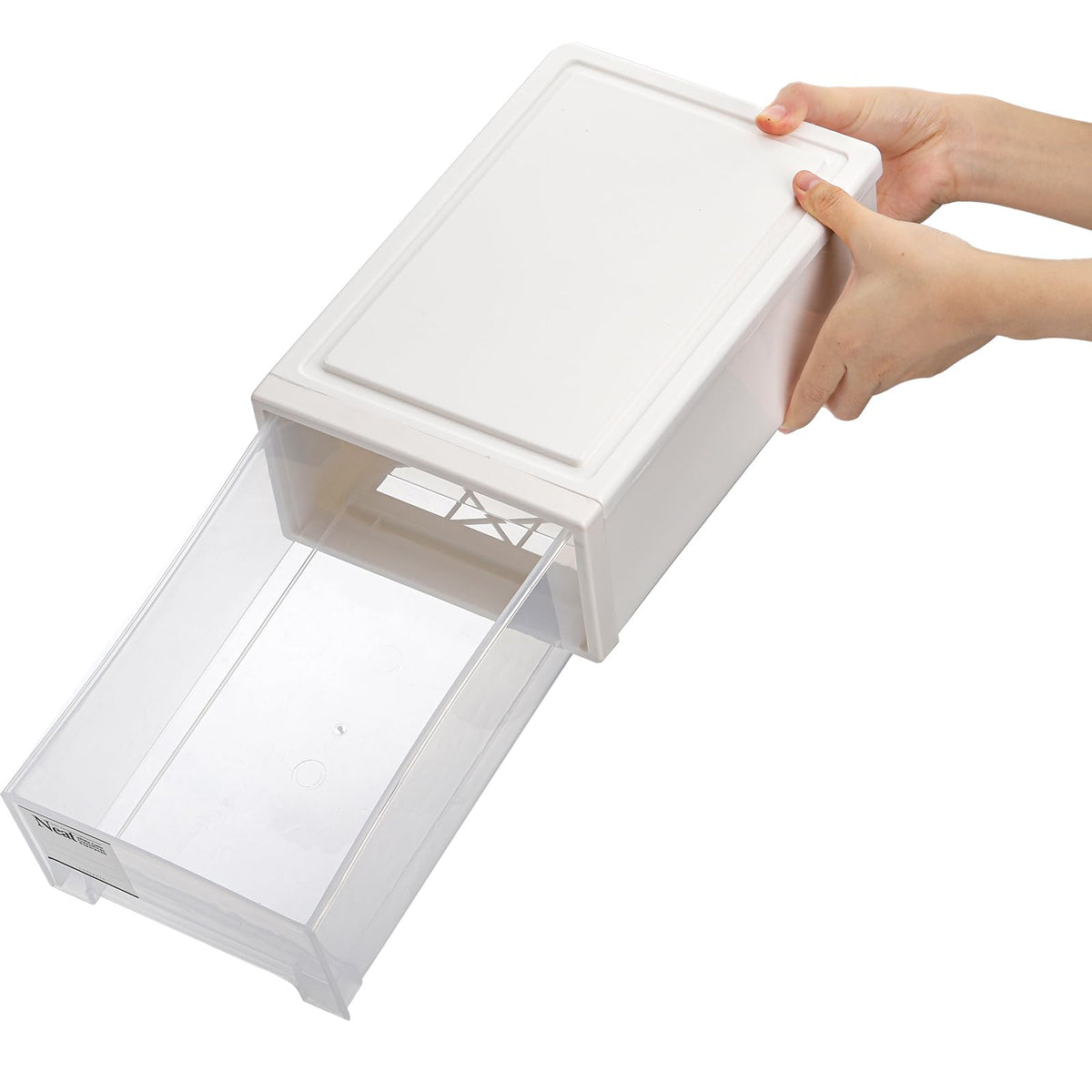 3 Pack Plastic Stackable Storage Drawers Y4706
