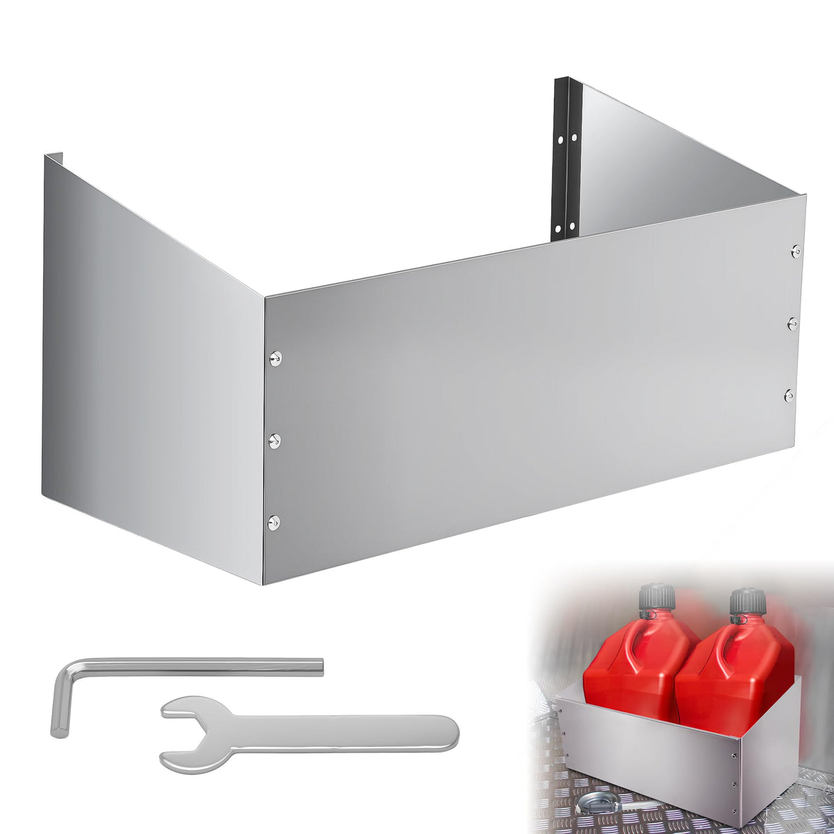 Aluminum Fuel Jug Holder Rack F5207
