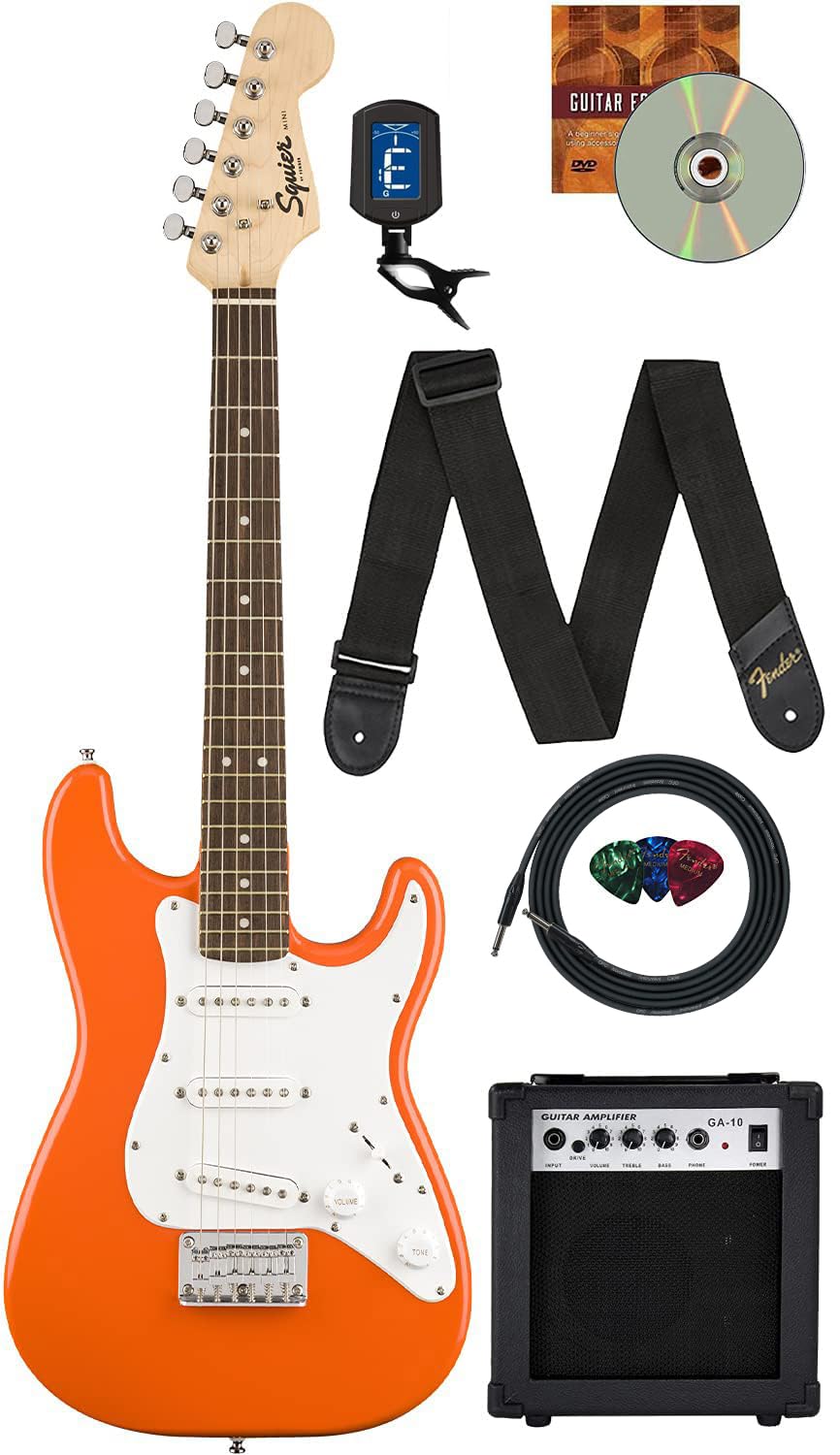 3/4-Size Mini Strat Electric Guitar with Amplifier B280547