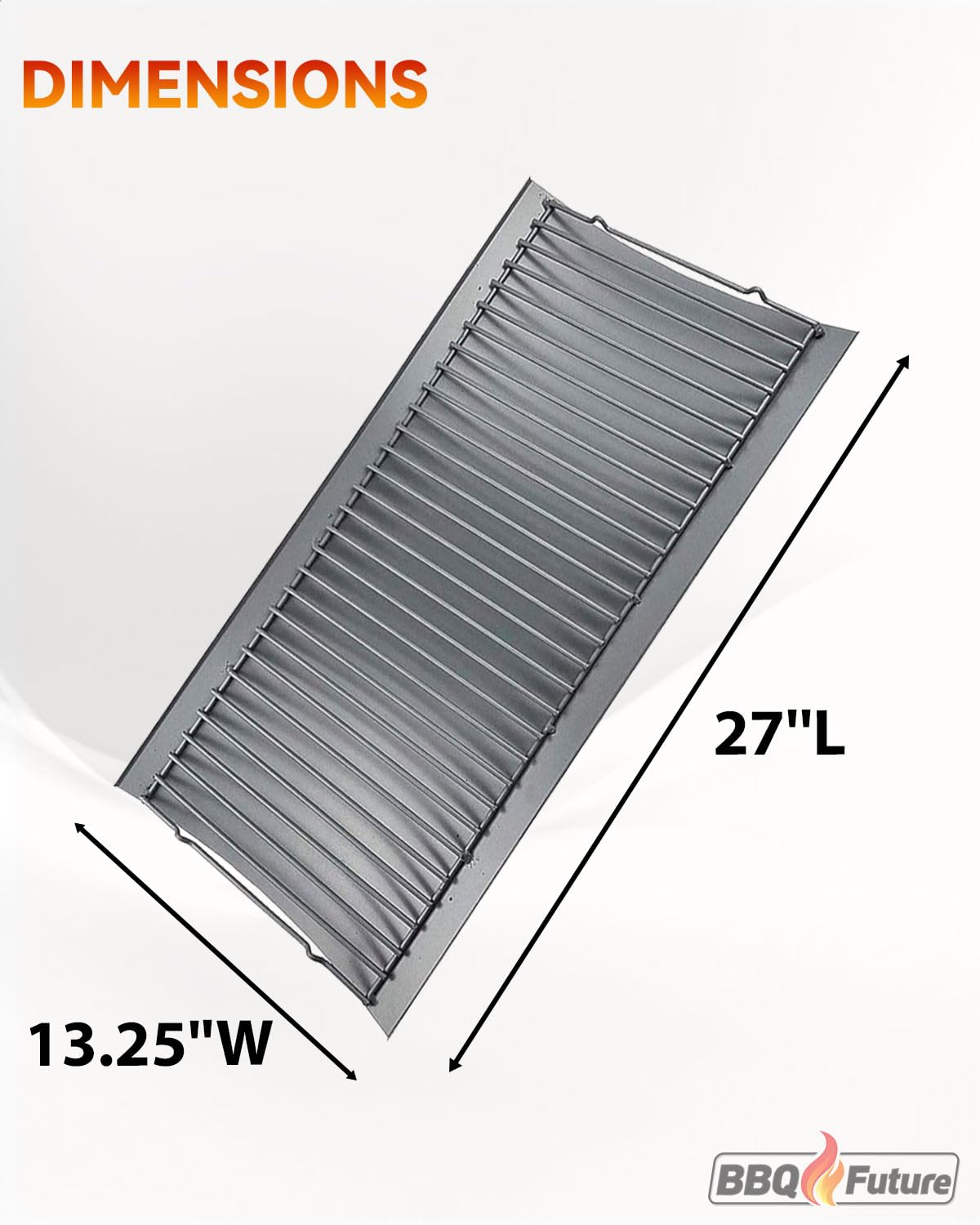 27 inch Porcelain-coated Steel Ash Pan with 2pcs Fire Grate Hanger B82980