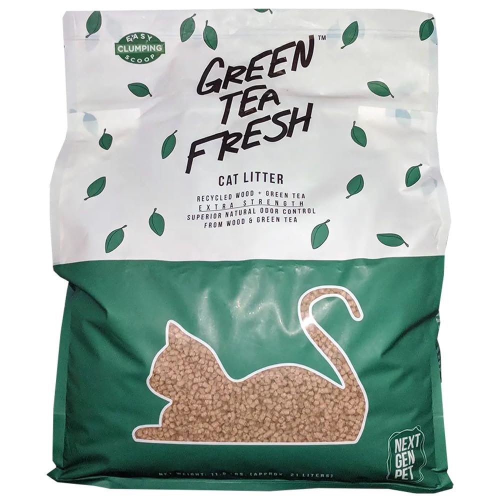 Green Tea Fresh Cat Litter 11.5 lb Bag W758