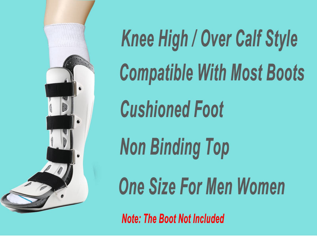 White 2 Pairs Medical Tube Socks Y8166