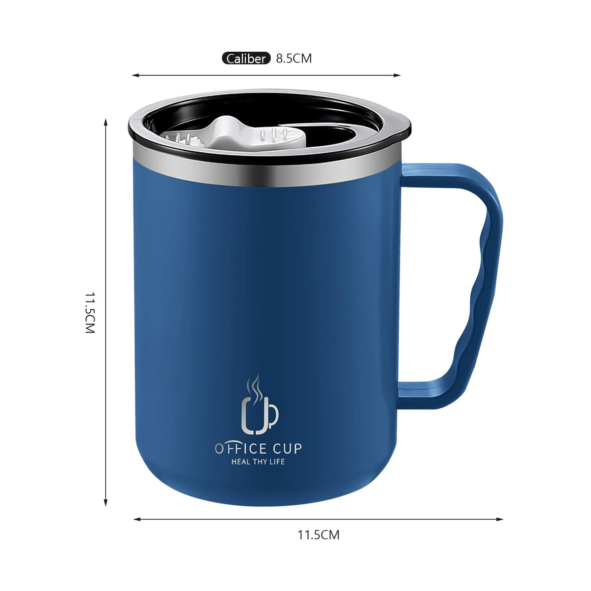 2 Pack Insulated Stainless Steel Travel Mug 16.9 oz V807