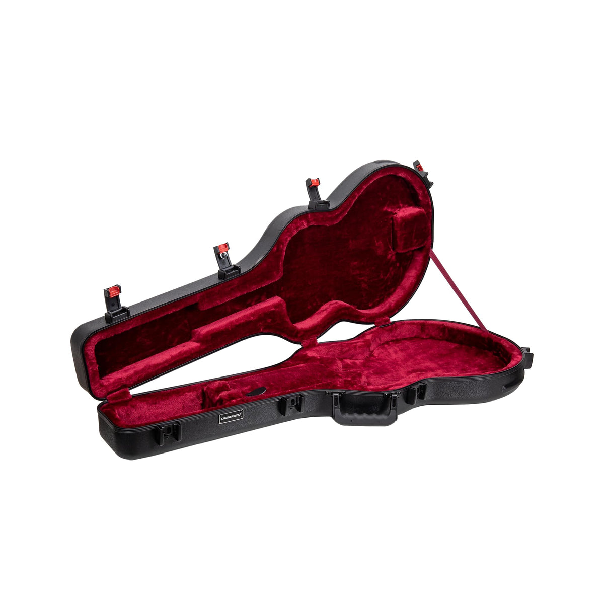 Semi-Hollow Electric Guitar Flight Case with Lock Black K508751