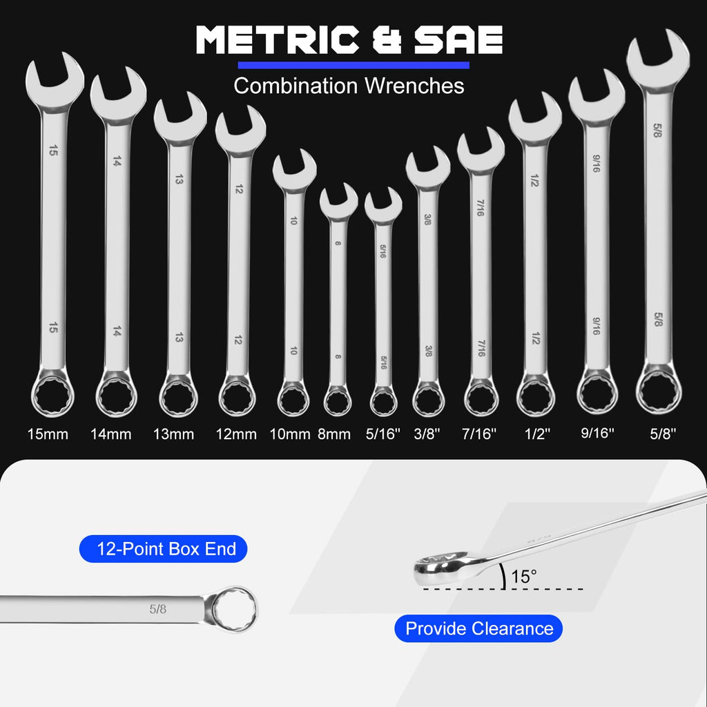 240-Pieces Mechanic Tool Set with Aluminium Tool Box C878