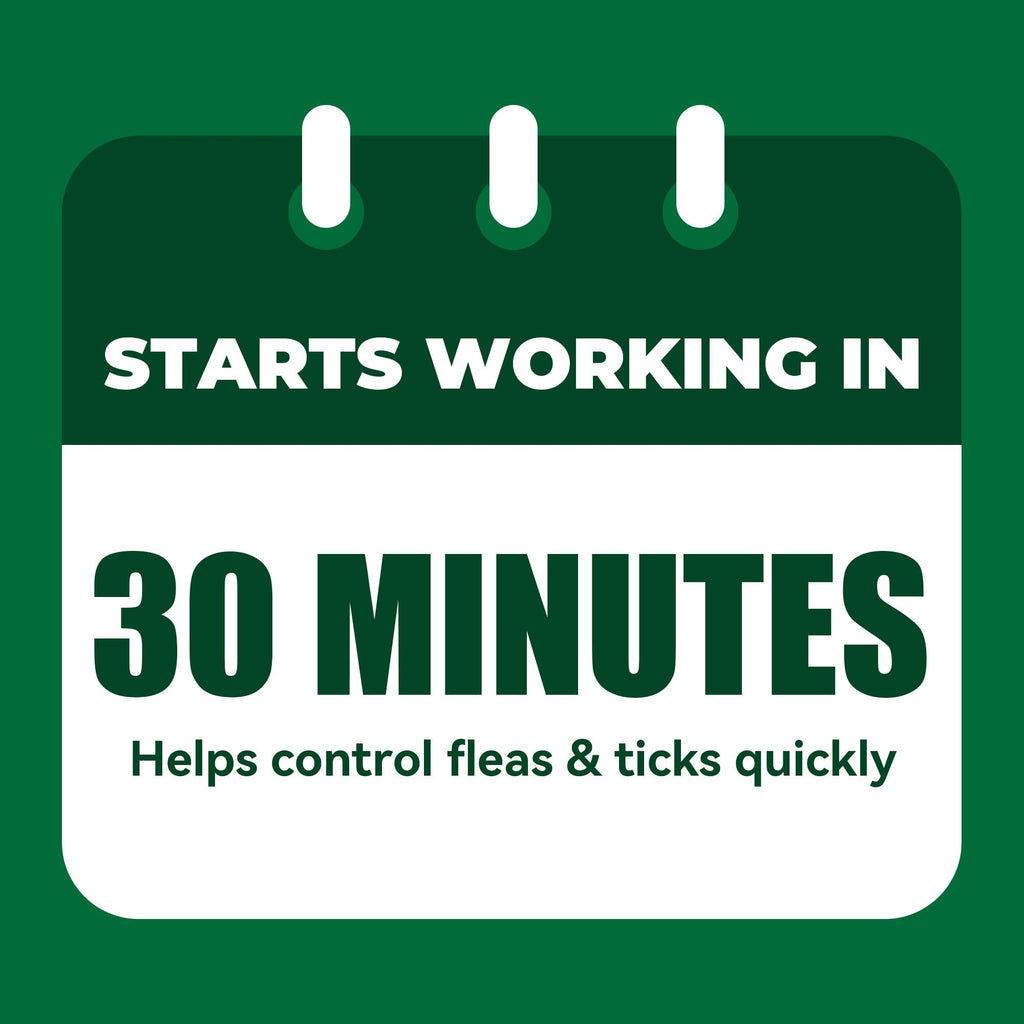 Flea and Tick Chews for Dogs 7.5 mg Soft Chews 30 Count S7589