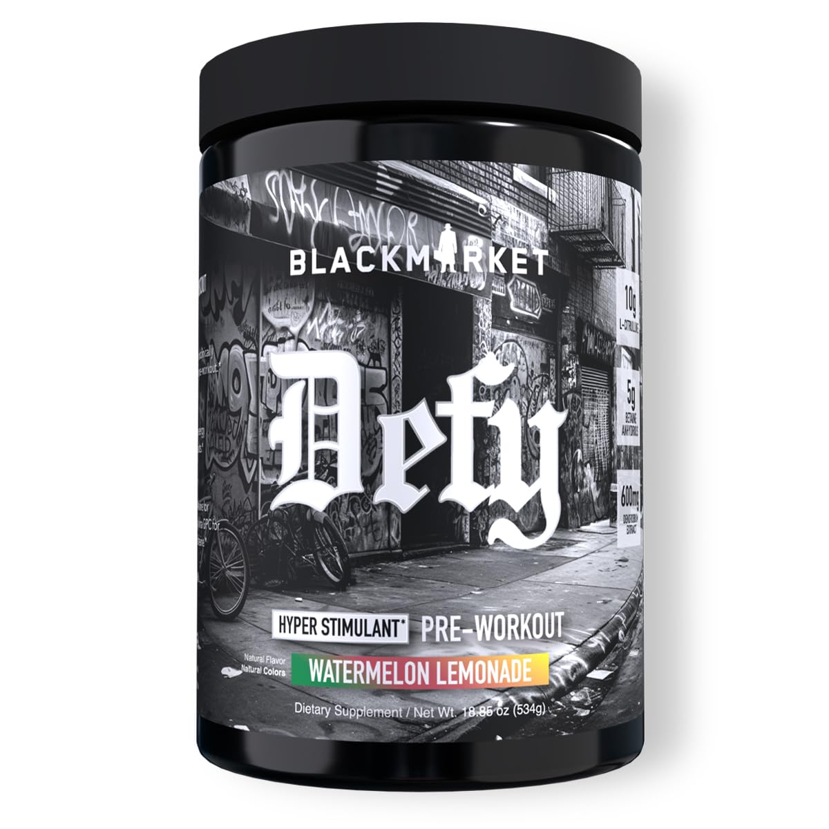 High-Stimulant Pre-Workout Powder Watermelon Lemonade 40 Servings Z694