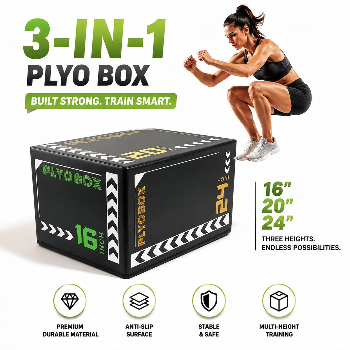 3 in 1 Foam Plyo Box S848183
