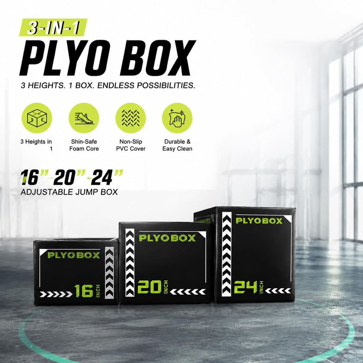 3 in 1 Foam Plyo Box S848183