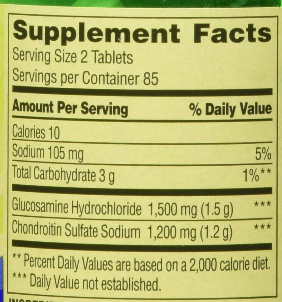 Glucosamine Chondroitin Triple Strength 340 Tablets Twin Pack Q596