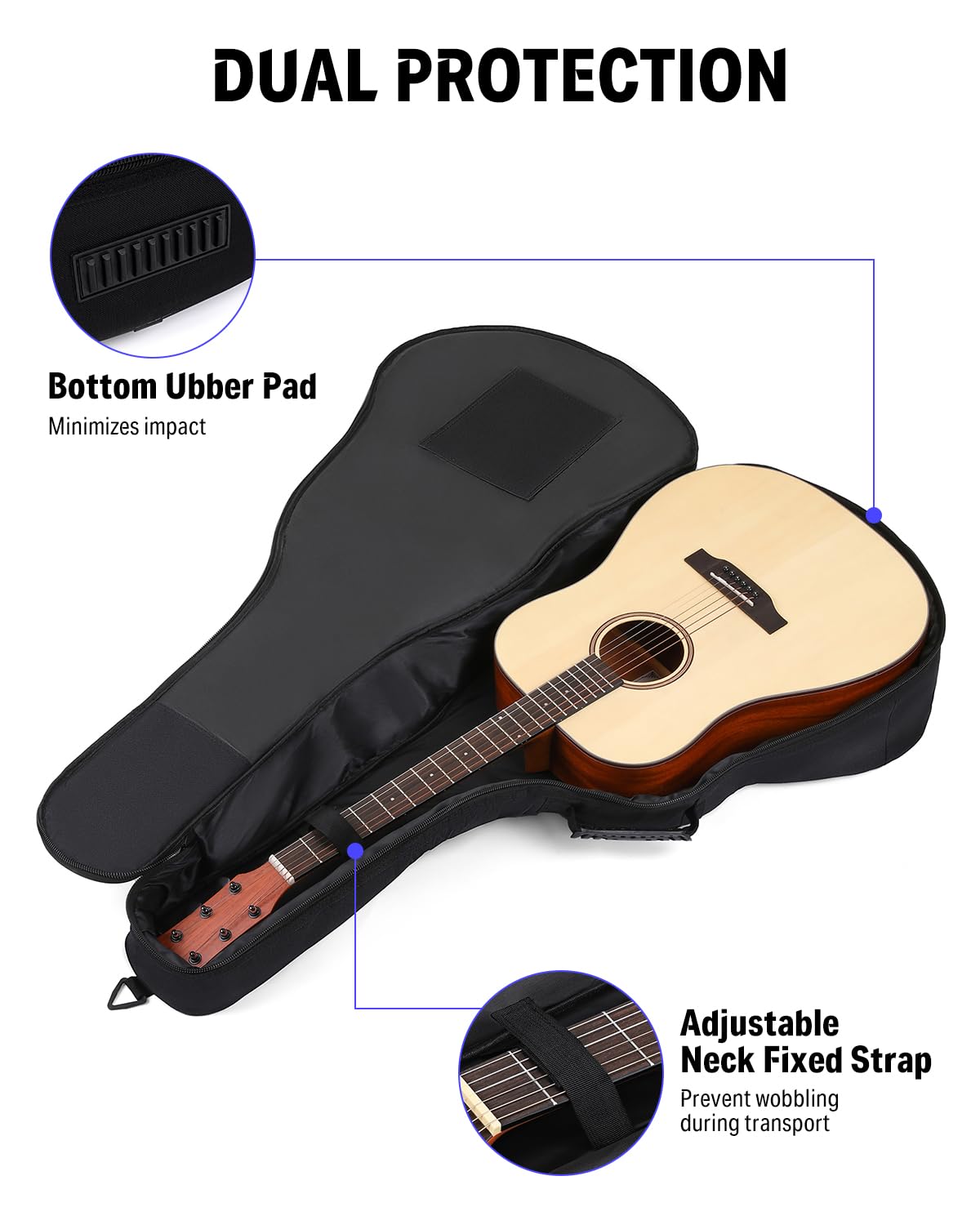 36 Inch Acoustic Guitar Case E4625