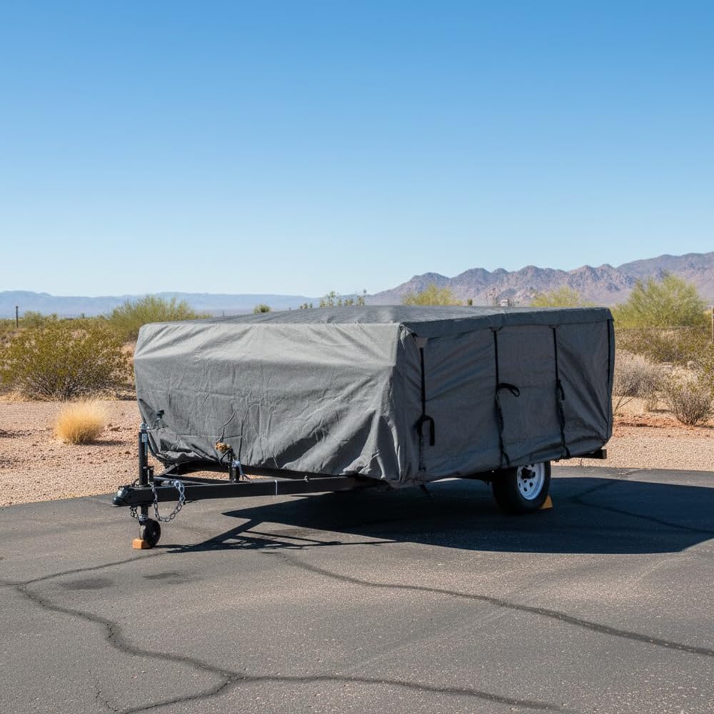 Pop-up Camper Cover 14' - 16' Water-Resistance Triple Layers P671