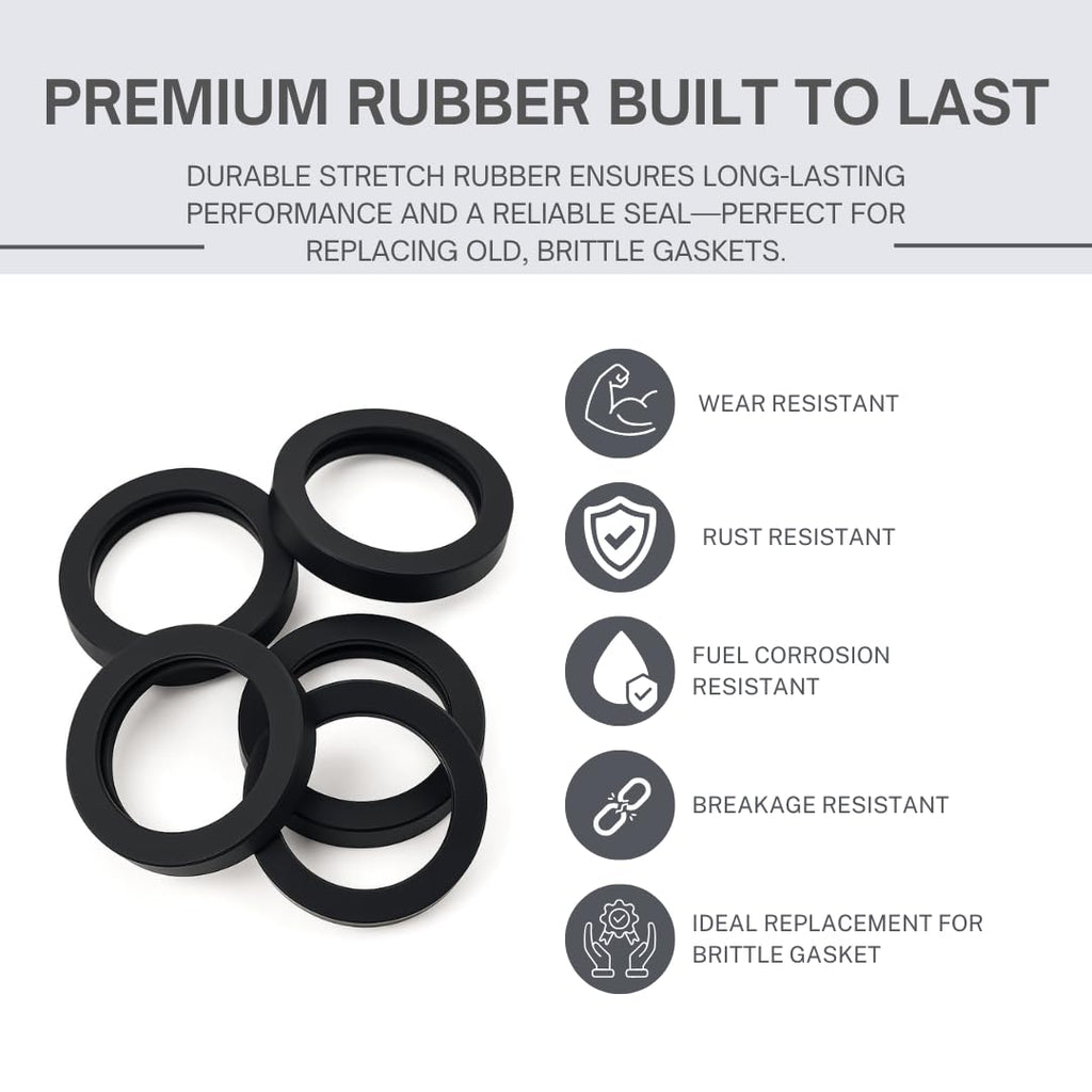 6pcs Universal Gas Can Spout Gaskets V5983