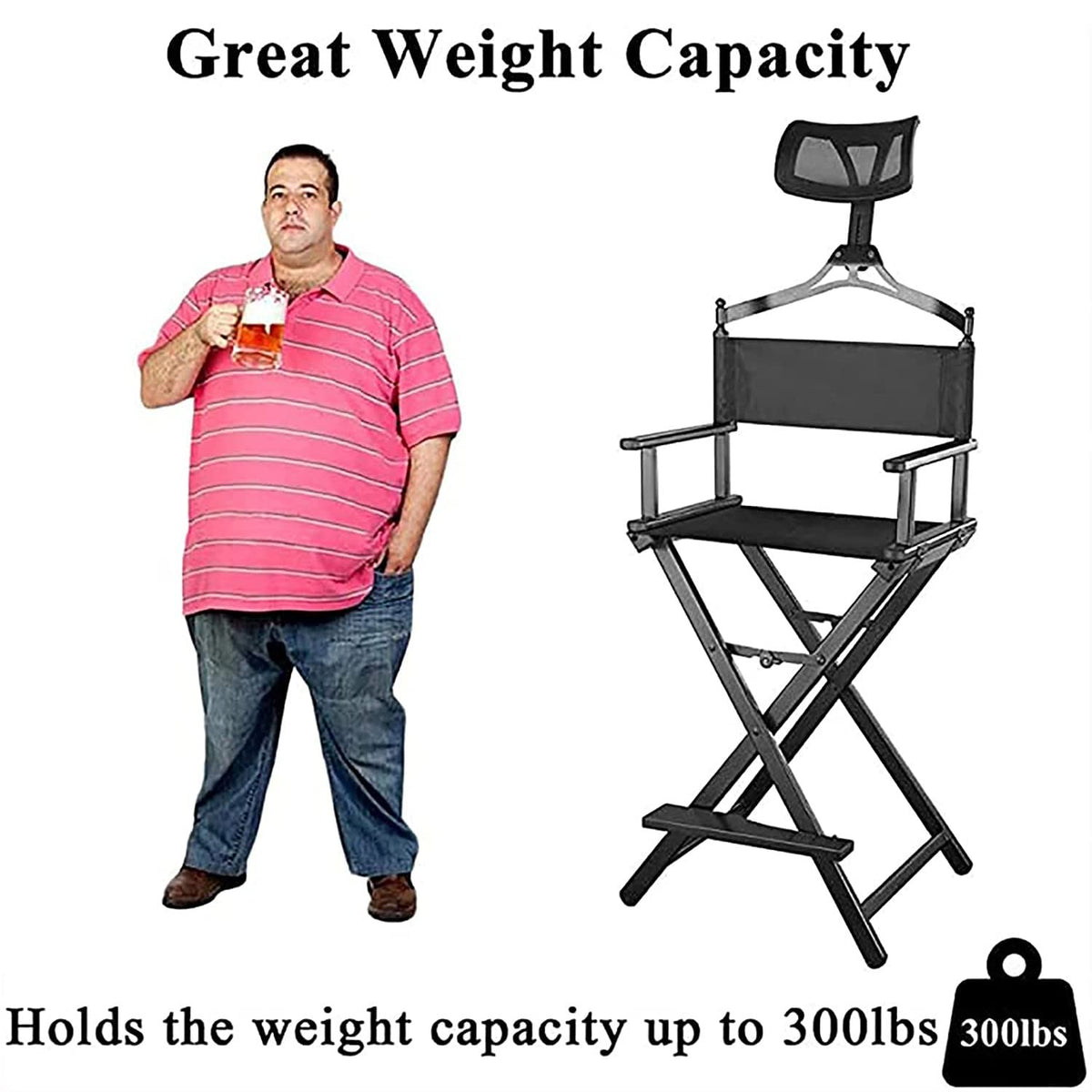 Folding Aluminum Director's Chair Y885