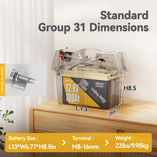 12V 100Ah LiFePO4 Battery B20557