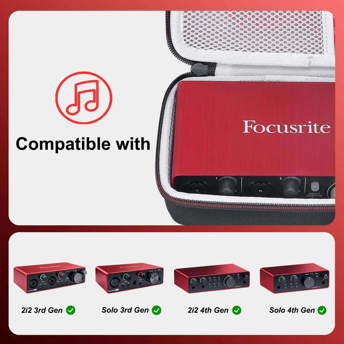 Case for USB Audio Interface K496