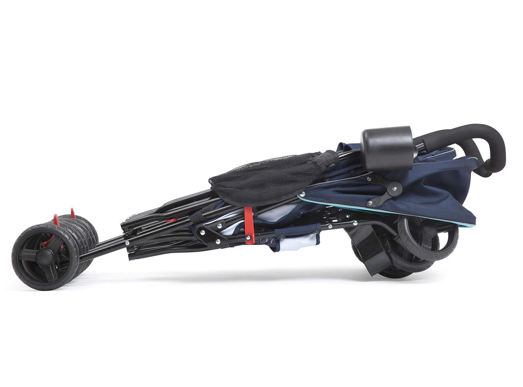 Side by Side Stroller with Recline, Storage & Compact Fold N492