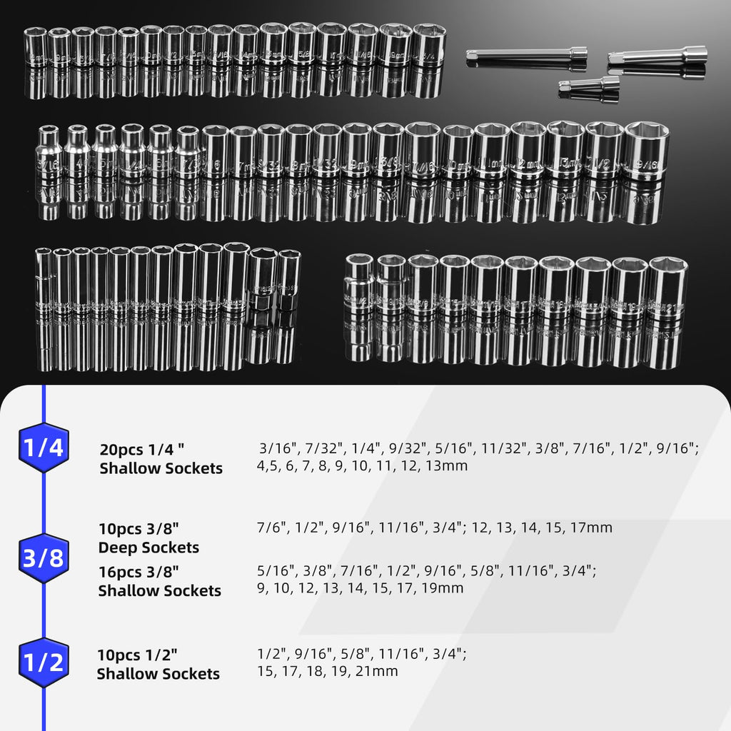 240-Pieces Mechanic Tool Set with Aluminium Tool Box C878