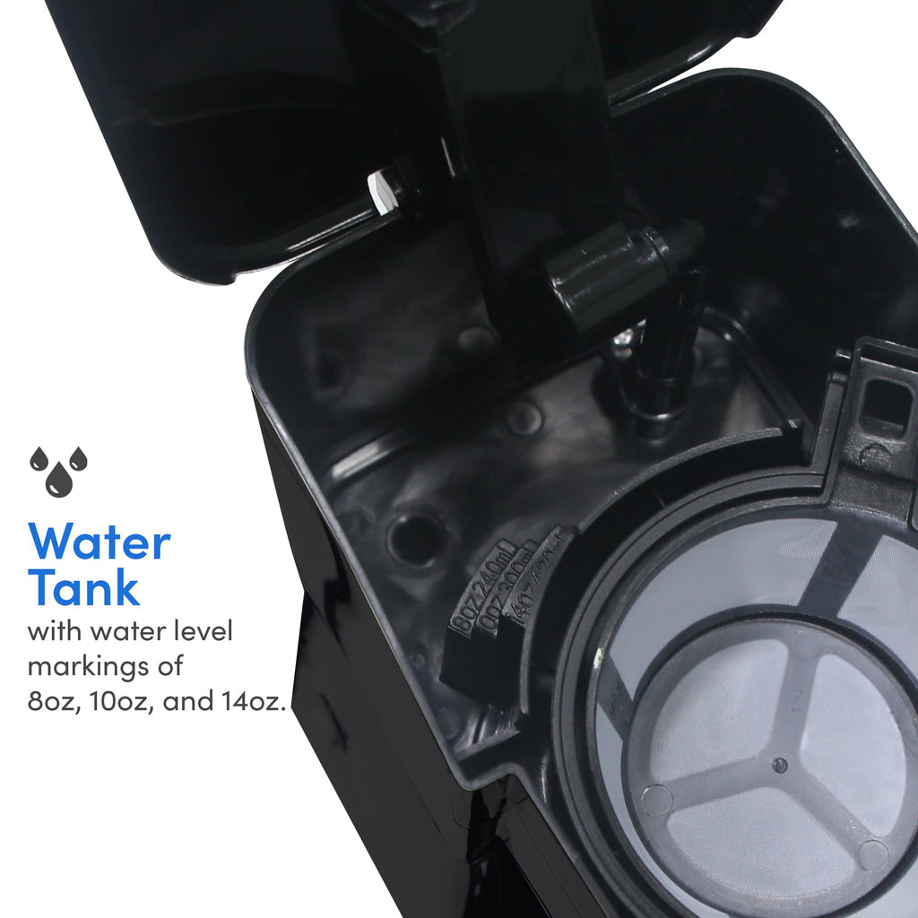 Black Single-Serve Compact Coffee Maker X869