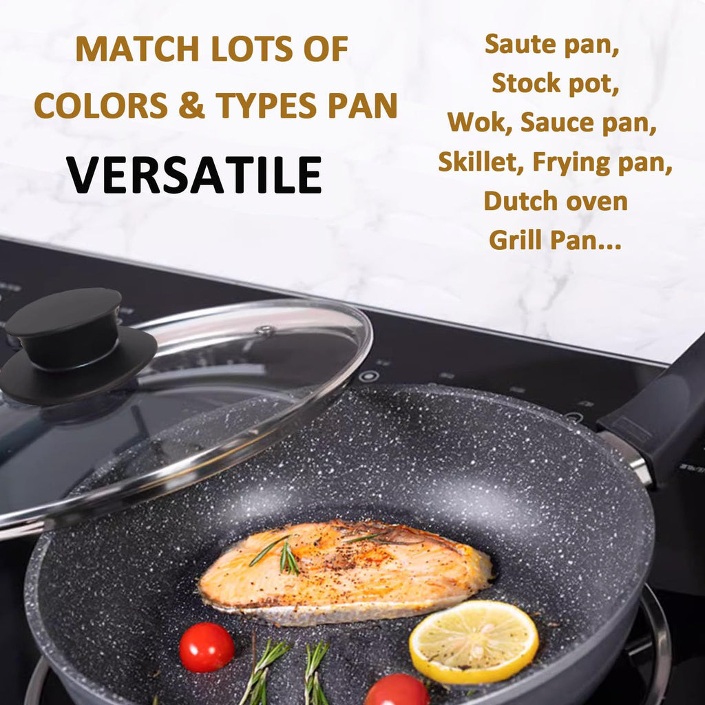 Tempered Glass Lid with Heat Resistant Handle 10.25 In V269
