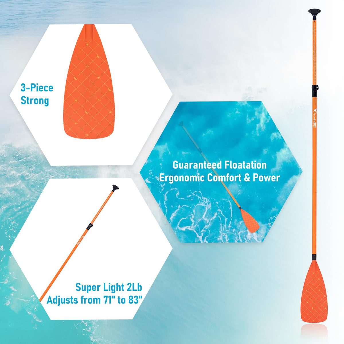 Fiberglass Paddle Board Paddle L84969