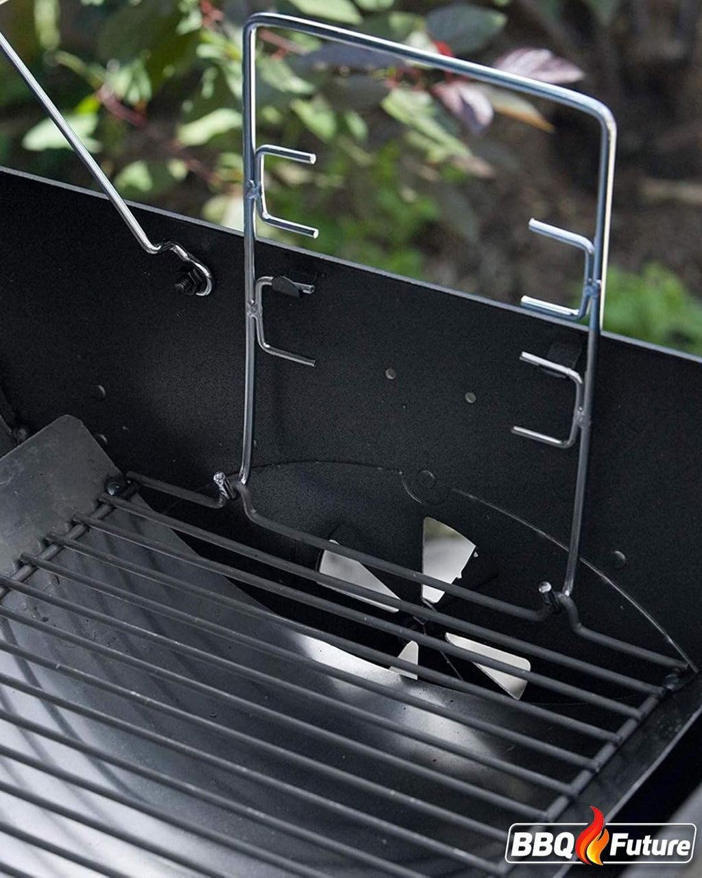 27 inch Porcelain-coated Steel Ash Pan with 2pcs Fire Grate Hanger B82980
