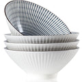 38 oz Ceramic Ramen Bowls Set of 4 V37350