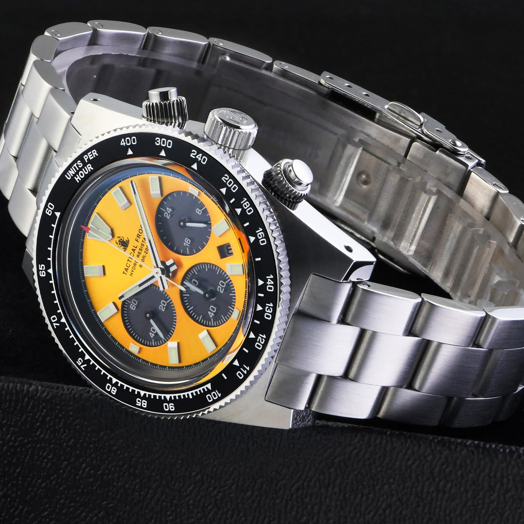 Chronograph Watch Sapphire Crystal Waterproof 100M O26753