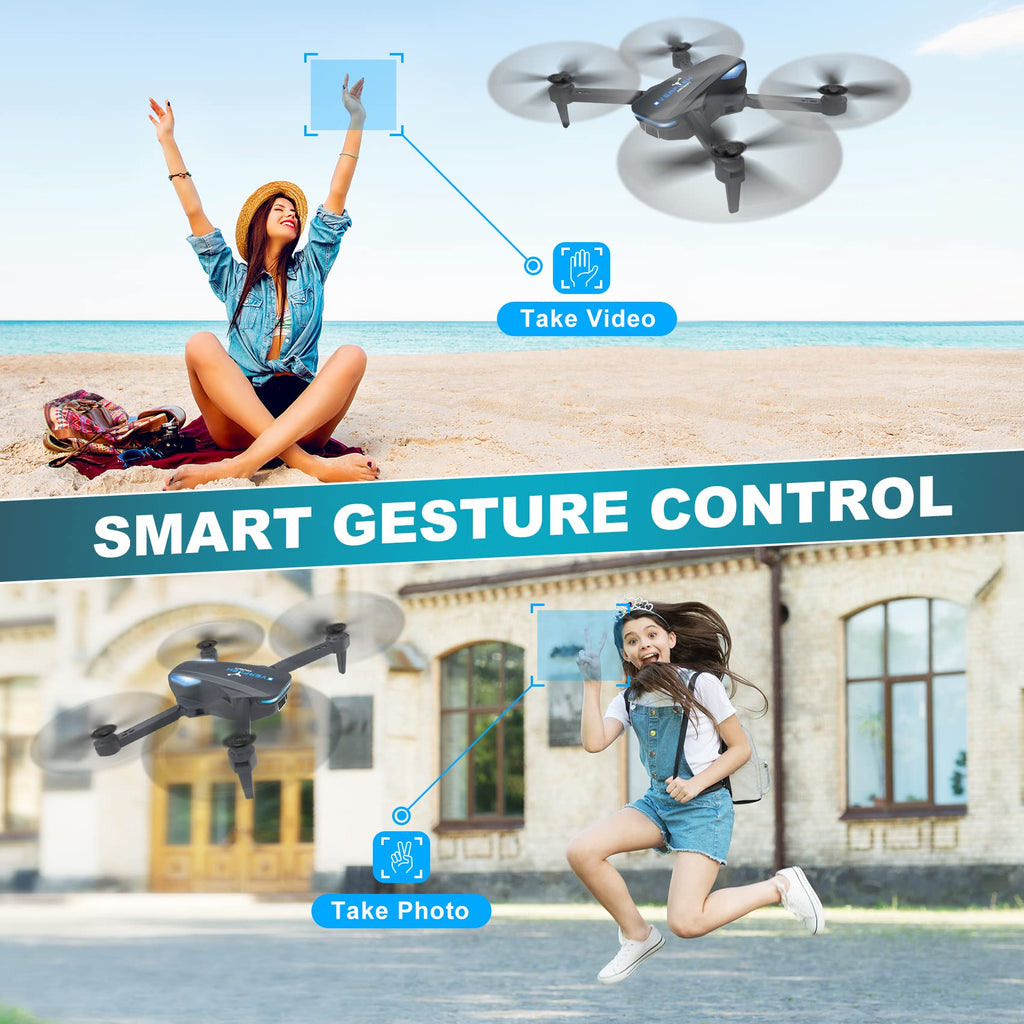 Foldable 1080P Camera Drone with 2 Batteries A31117