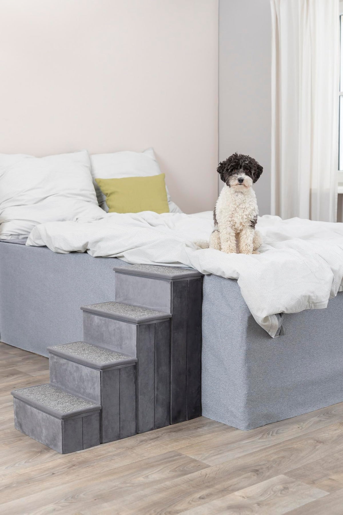 4-Step Velour Pet Stairs B55612