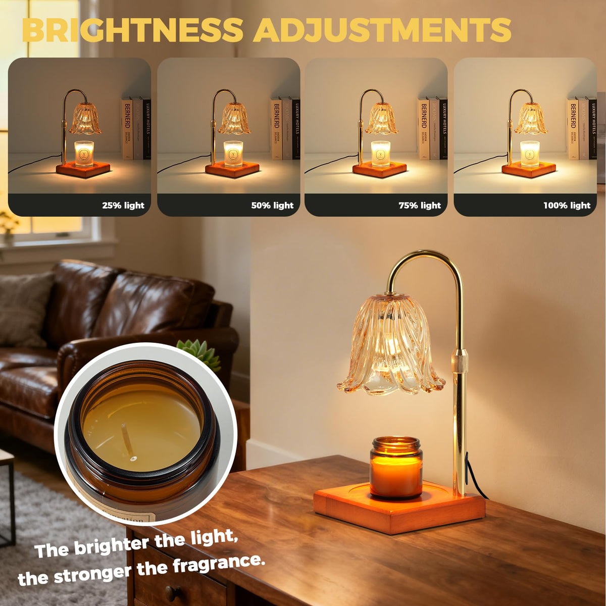 Candle Warmer Lamp with Timer D6475