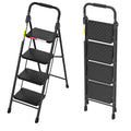 4 Step Ladder with Anti-Slip Pedal and Cushioned Handle P901