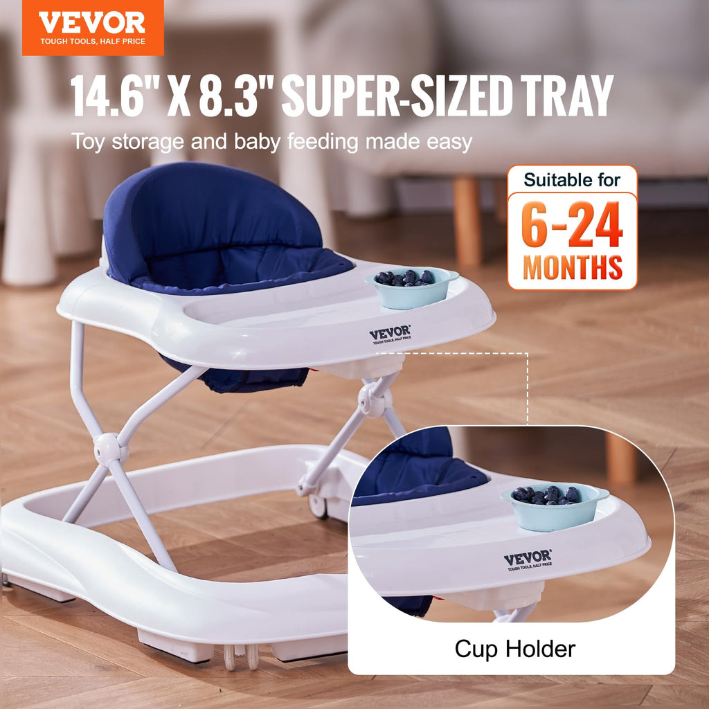 Foldable Baby Walker with Feeding Tray N980