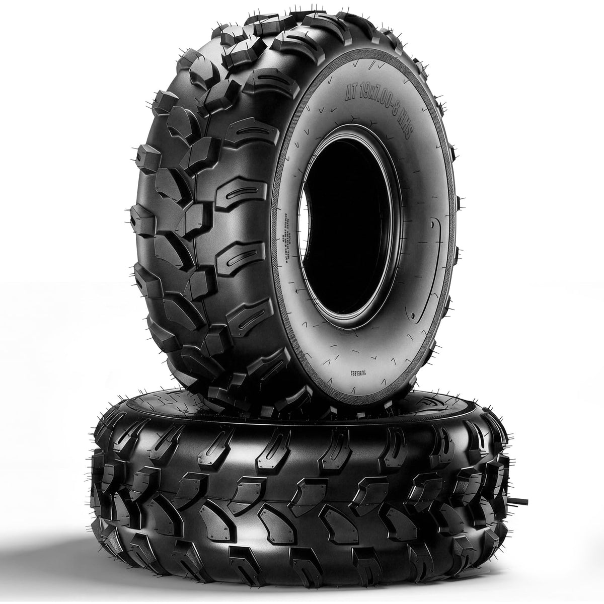 19x7-8 ATV Tires 6PR All-Terrain Tubeless Pack of 2 G562219