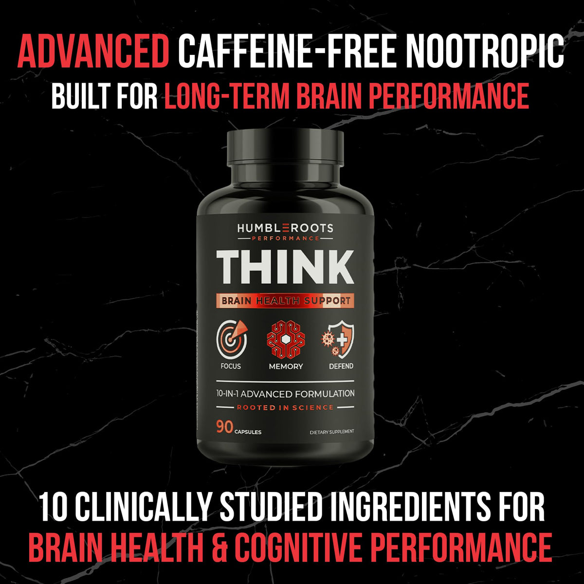 90 Capsules Nootropic Brain Supplement R242