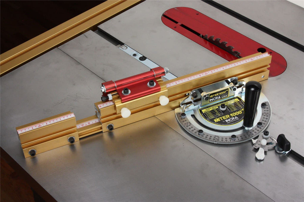 Miter Gauge with Telescoping Fence and Flip Shop Stop C65894