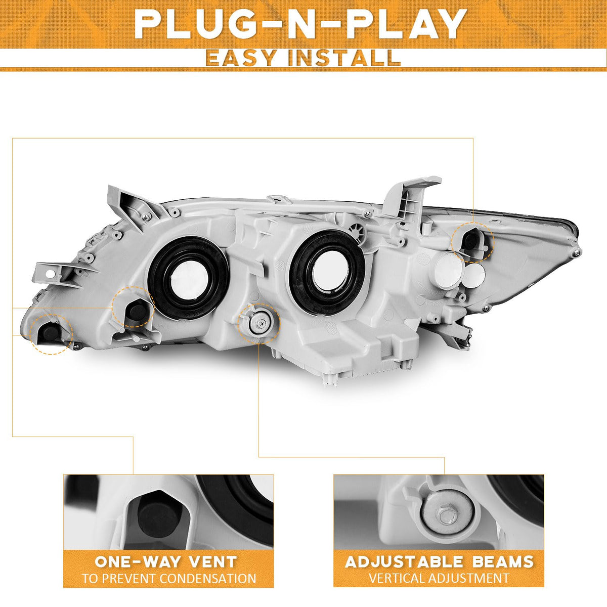 Anti-Fogging Headlights S209