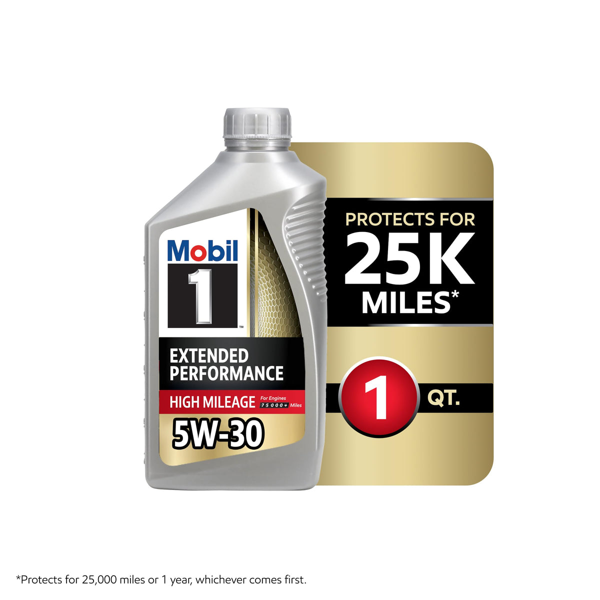 5W-30 Full Synthetic High Mileage Oil 6 Pack Q50992