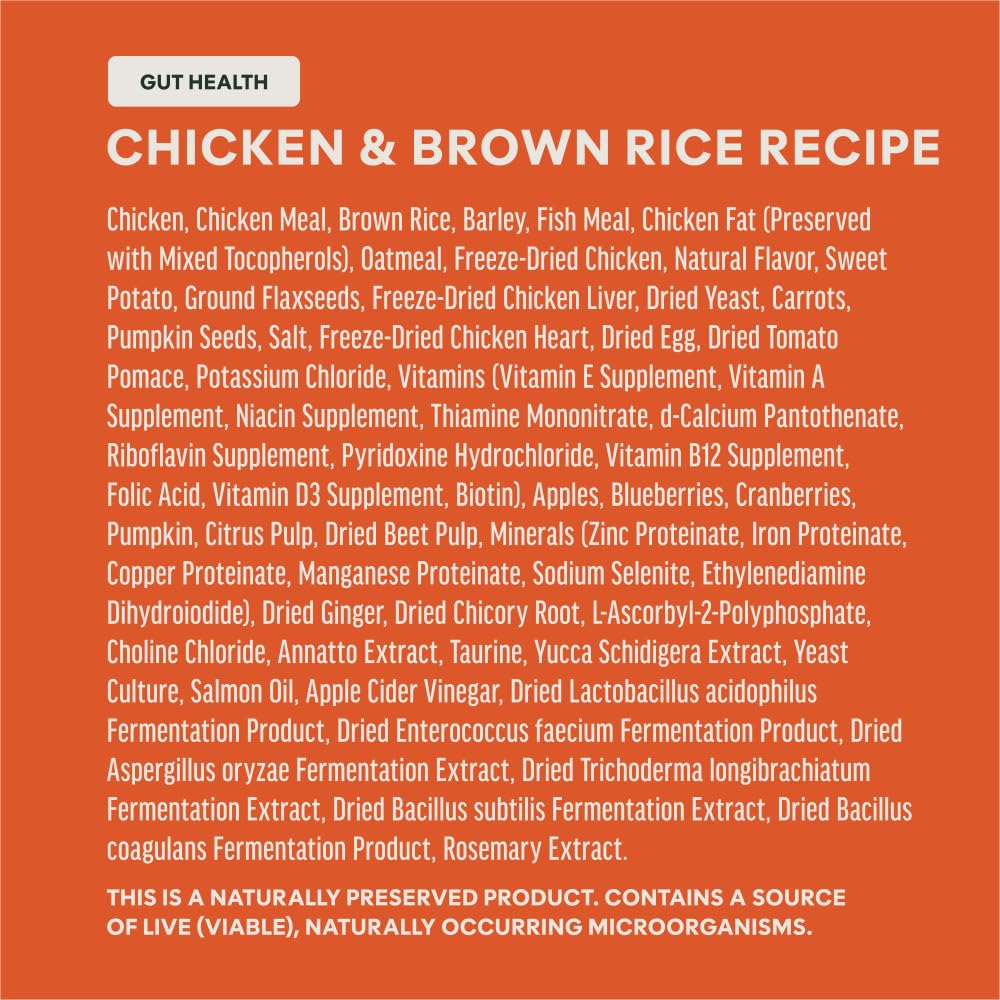 Chicken & Brown Rice Dry + Freeze Dried 3.5 lb H68809