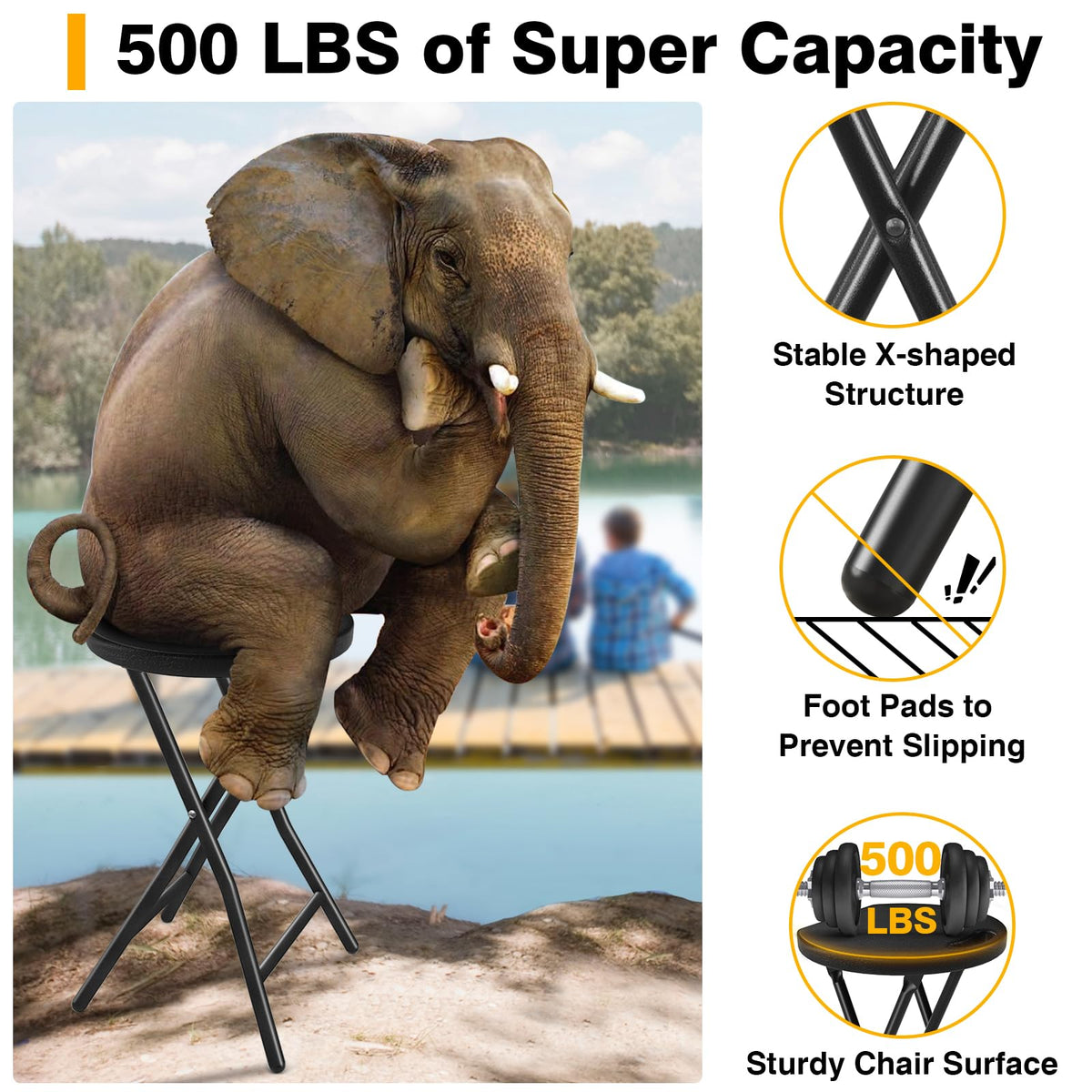 Portable Folding Chair with Handle W890992