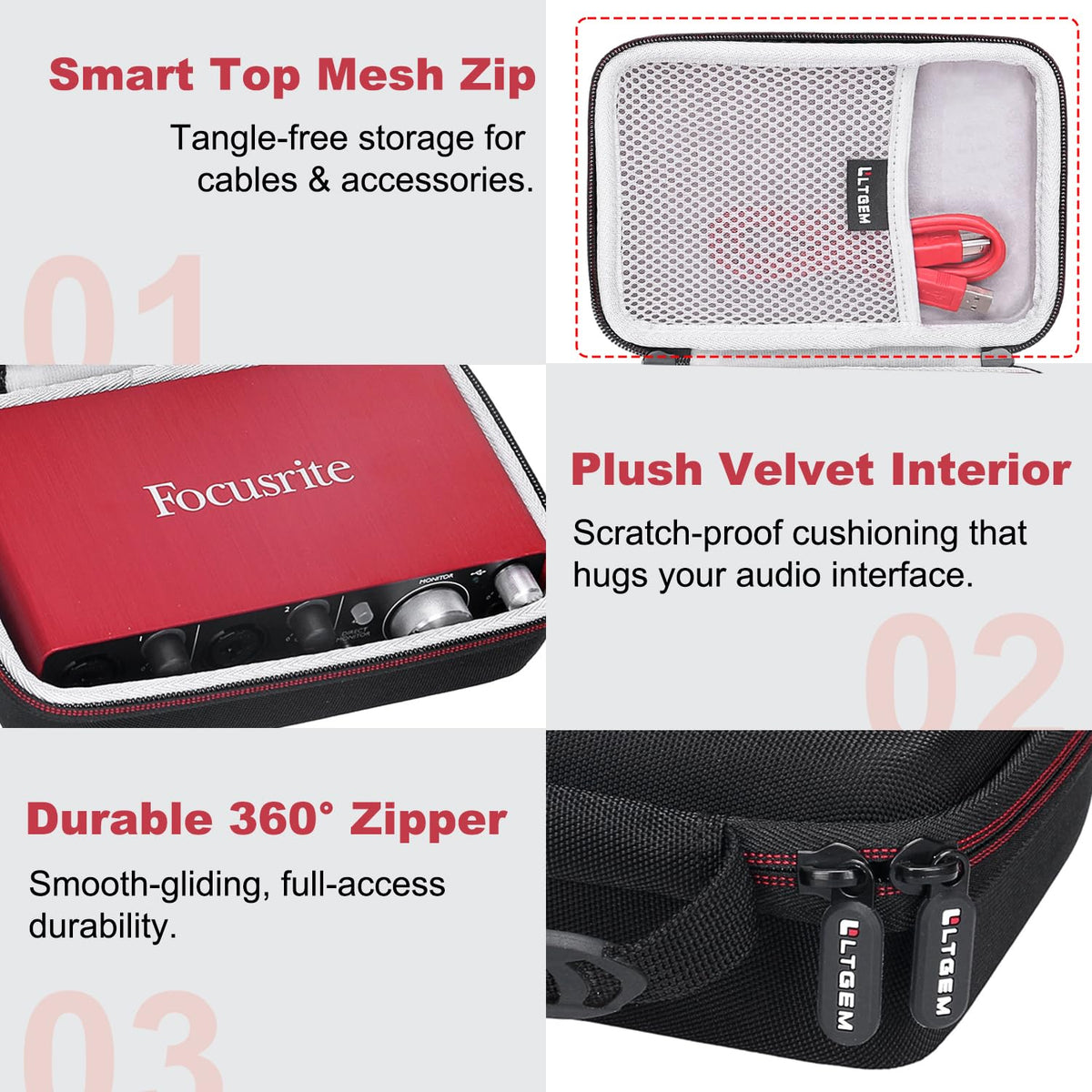 Case for USB Audio Interface K496