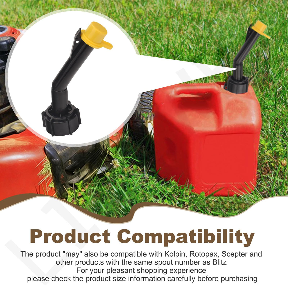 Gas Can Spouts Nozzles Rings Caps Y3543