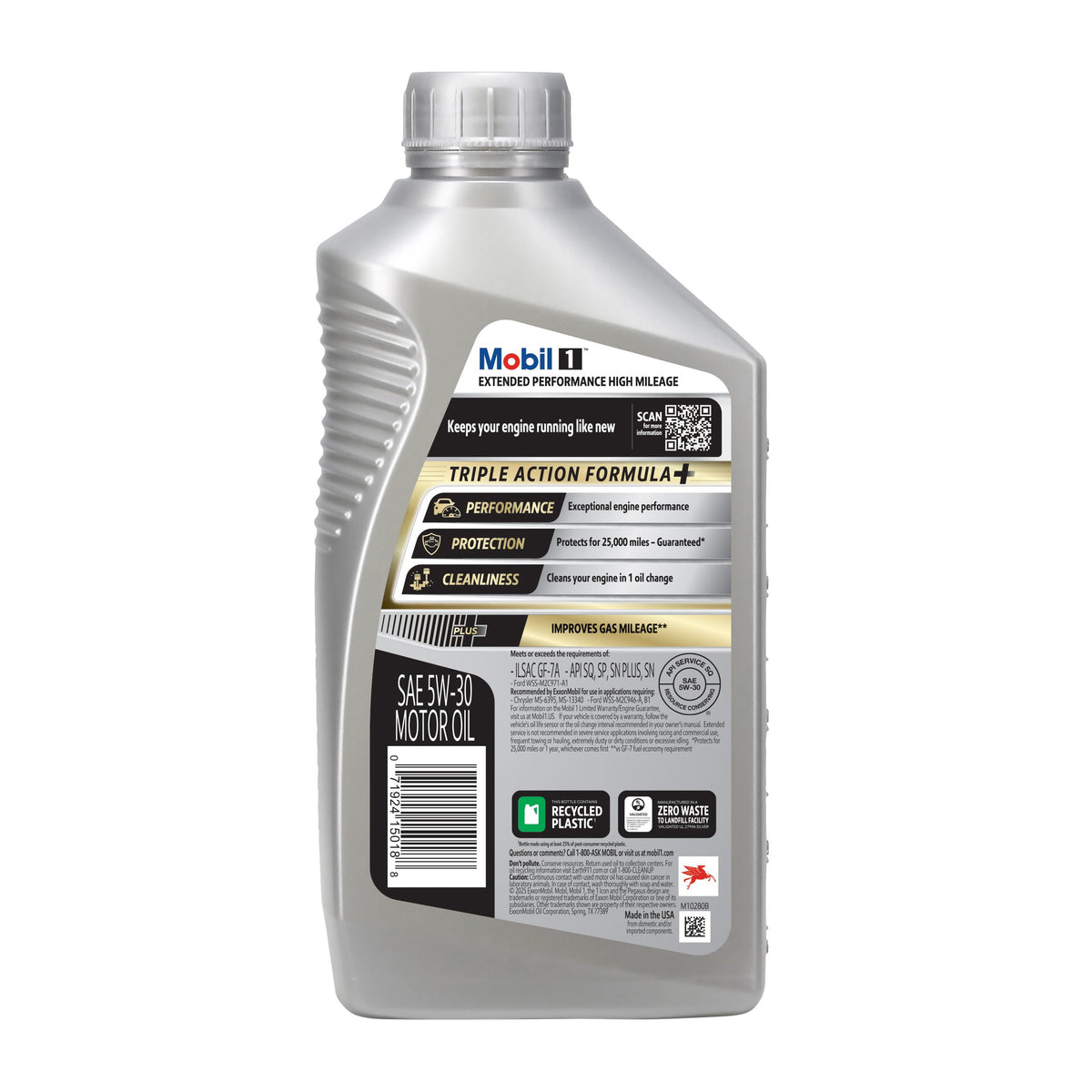 5W-30 Full Synthetic High Mileage Oil 6 Pack Q50992